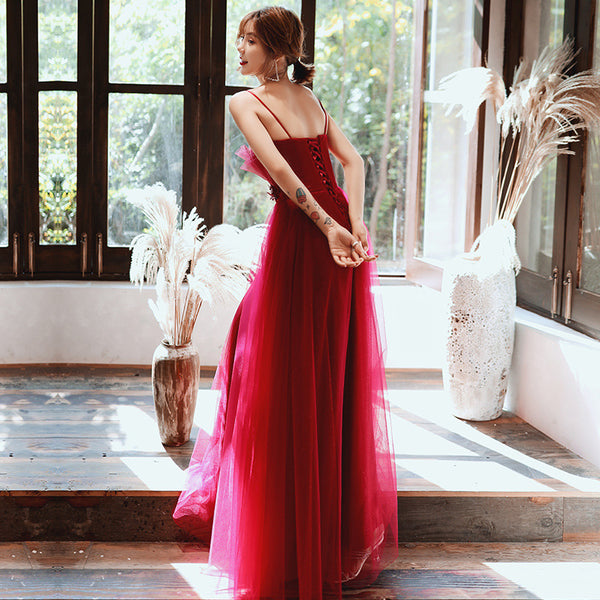 Vestido de Noche con Tirantes Ajustables para Compromisos - Image 5