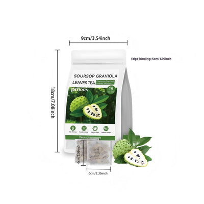Té de Hojas de Guanábana - Infusión Herbal Natural Qingrun - Image 3
