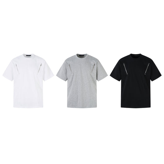 Playera de Manga Corta con Costuras de Personalidad - Image 27