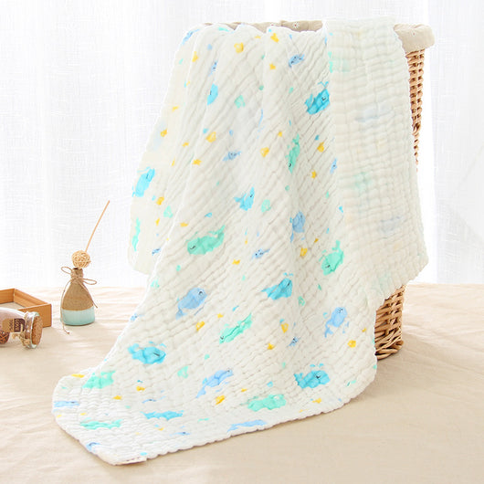 Toalla de Baño para Bebé de 6 Capas de Gasa Suave y Absorbente - Image 14