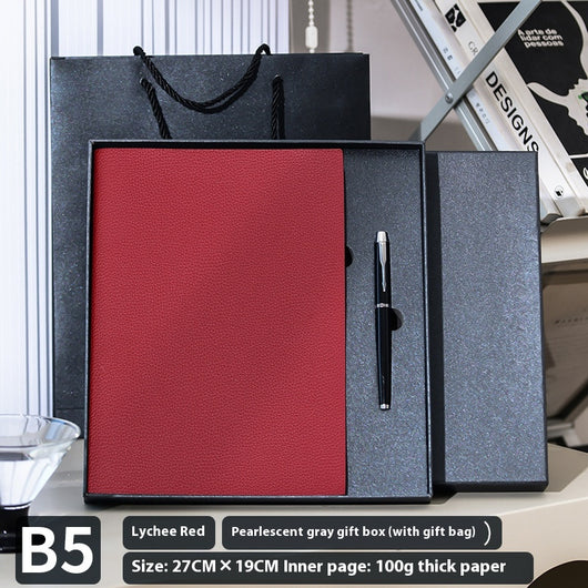 Cuaderno de Cuero Suave con Patrón Litchi - Image 26
