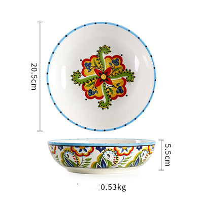 Plato de Cerámica Pintado a Mano 20 cm - Diseño Artesanal Único - Image 12