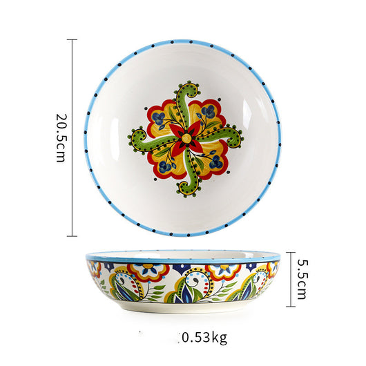 Plato de Cerámica Pintado a Mano 20 cm - Diseño Artesanal Único - Image 12