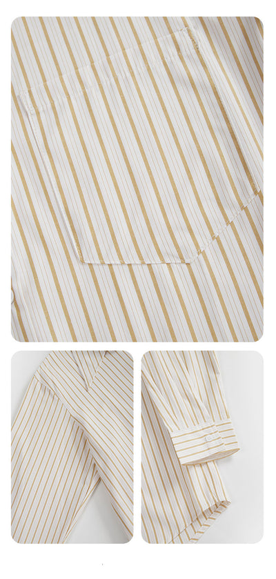 Blusa Larga Ajustada Estilo Coreano Manga Larga - Image 6
