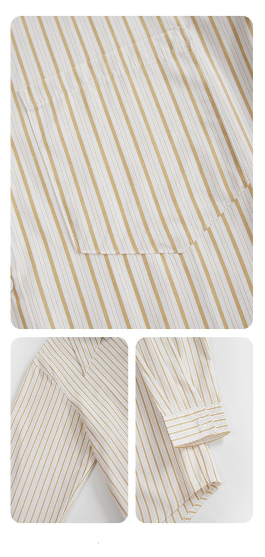 Blusa Larga Ajustada Estilo Coreano Manga Larga - Image 6