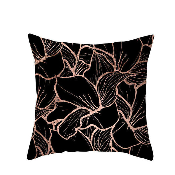 Funda de Almohada Piel de Durazno Gold para el Hogar