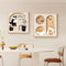 Cuadro Decorativo Gato Adorable Estilo Crema para Sala y Comedor