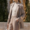 Blazer Vintage Cuadrillé para Mujer con Hombros Anchos