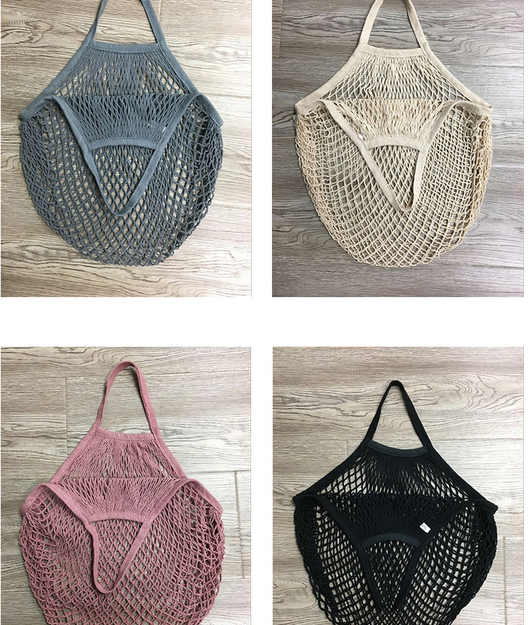 Bolsa de Compras de Malla Portátil y Práctica - Image 5