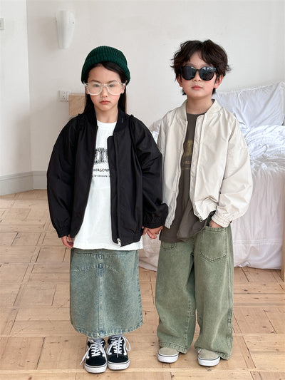 Chaqueta Infantil con Bordado de Letras - Abrigo de Moda para Niños - Image 11