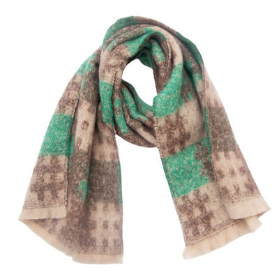 Bufanda Jacquard con Patrón Europeo y Americano - Image 6