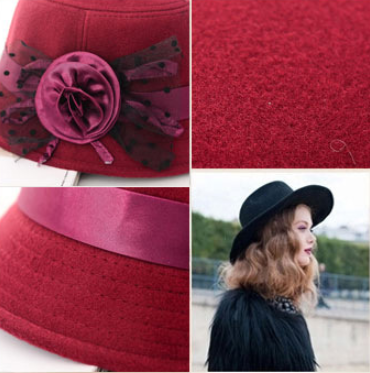 Sombrero de Lana con Ala Ancha para Mujer - Estilo Casual Moderno - Image 21