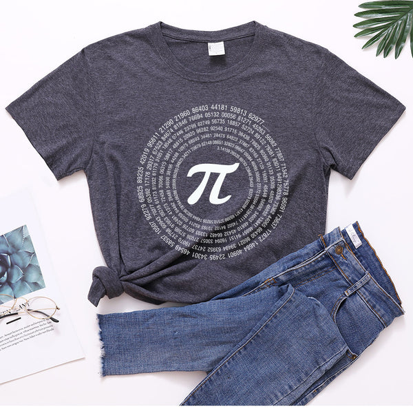 Playera Suelta Estampada para Mujer - Manga Corta Cómoda