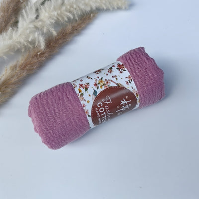 Pañuelo de Algodón y Lino Arrugado Monocromático - Image 16