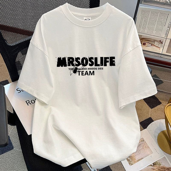 Camiseta de Algodón Puro para Hombre - Manga Corta