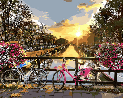 Kit de Pintura al Óleo Digital - Paisaje con Flores - Image 8
