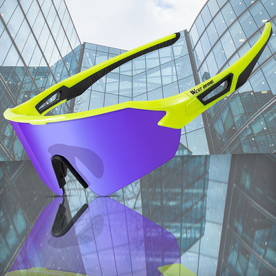 Gafas de Ciclismo Marco Grande Lentes de Color Protección Contra el Viento - Image 19