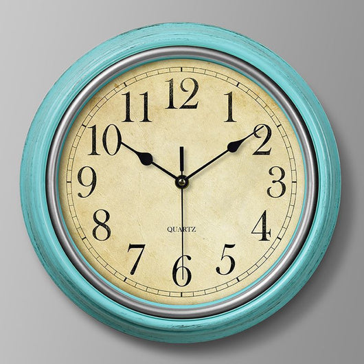 Reloj de Pared Retro Silencioso sin Perforaciones - Image 10