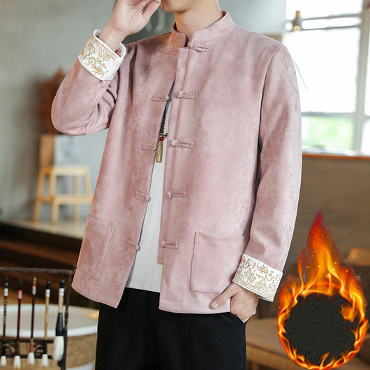 Chaqueta Hanfu Buddha Estilo Chino Retro para Hombre - Image 20