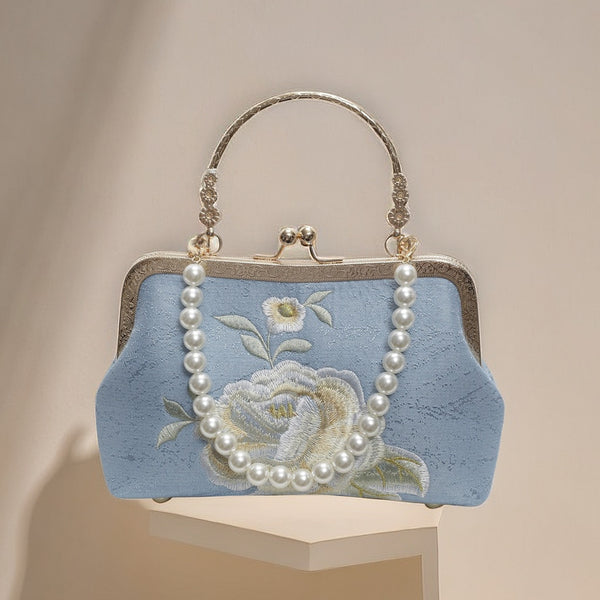 Bolso Crossbody Bordado Estilo Chino Han Tradicional Premium