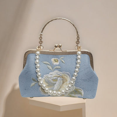 Bolso Crossbody Bordado Estilo Chino Han Tradicional Premium