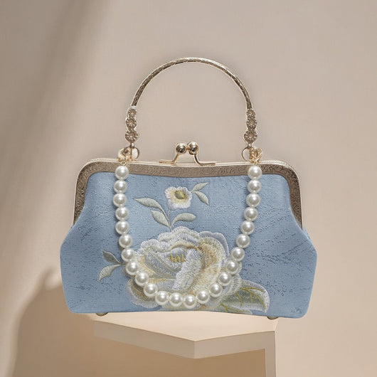 Bolso Crossbody Bordado Estilo Chino Han Tradicional Premium