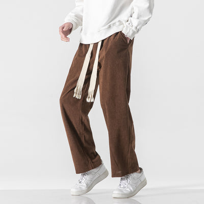 Pantalones de Pana para Hombre con Cordón Trenzado - Image 12