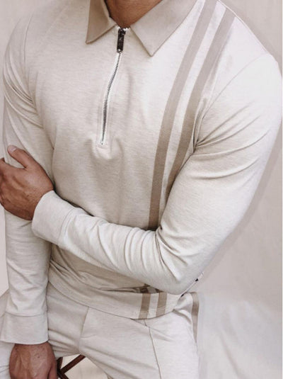 Polo Deportivo de Manga Larga con Cierre para Hombre - Image 14