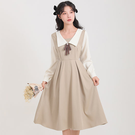 Vestido Retro Francés para Mujer - Primavera Elegante - Image 3