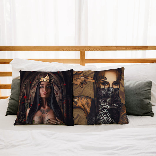 Funda de Almohada Sofá Estilo Europeo Americano Piel de Melocotón - Image 6