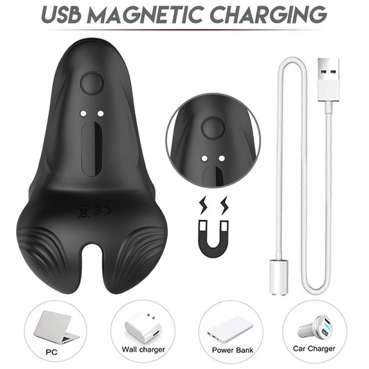 Anillo de Silicona Masajeador Eléctrico Resonancia para Hombre - Image 8