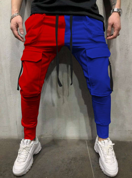 Pantalones Deportivos Multibolsillos con Bloques de Color - Image 7
