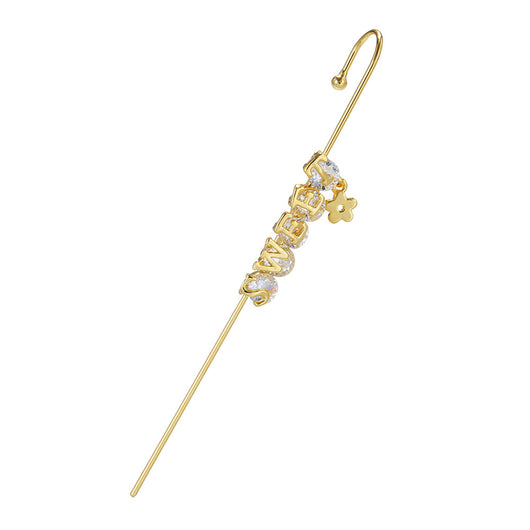 Aretes Dorados con Baño de Oro Real y Diseño Envolvente en la Oreja - Image 10