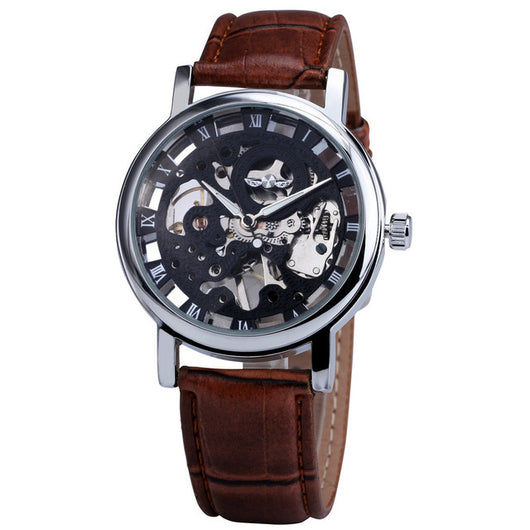 Reloj Mecánico Hombre Estilo Retro Romana con Diseño Hueco - Image 18