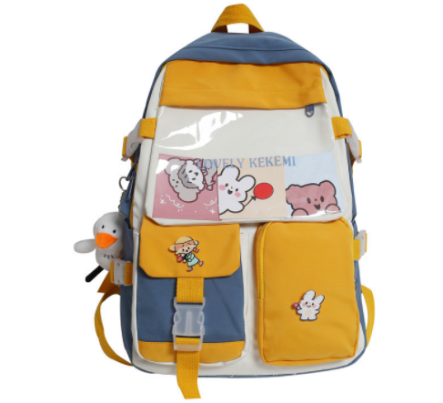 Mochila Transparente de Gran Capacidad para Estudiantes de Secundaria - Image 7