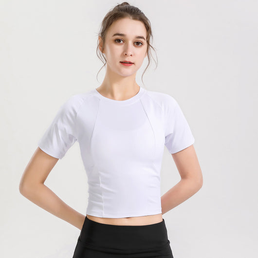 Playera de Yoga Transpirable de Manga Corta para Mujer - Image 5