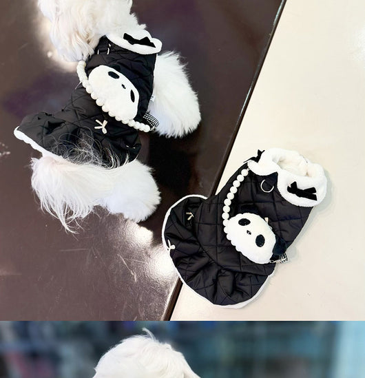 Abrigo Acolchado para Perros y Gatos con Arnés de Tracción - Image 13