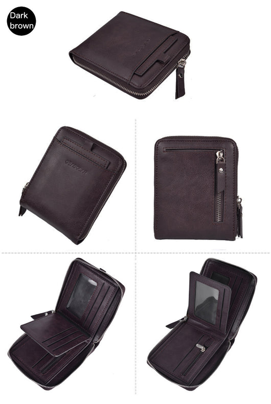 Billetera Retro Multitarjeta con Cierre - Image 26
