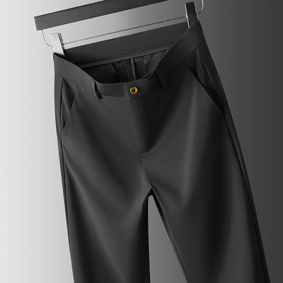 Pantalones Casuales Ejecutivos Stretch Rectos Holgados para Hombre - Image 6