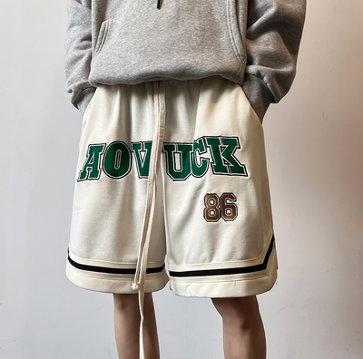 Shorts Bordados con Letras para Hombre - Diseño Versátil y Moderno - Image 9