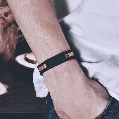 Pulsera de Madera Ébano, Palo de Rosa y Madera de Cebra - Diseño Europeo y Americano - Image 7