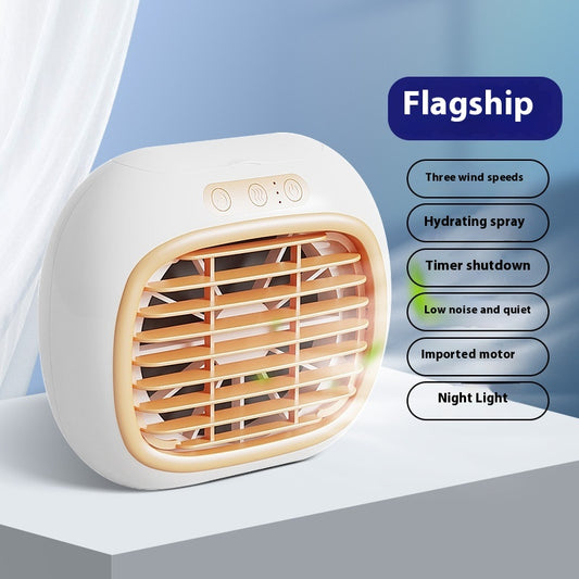 Ventilador Aire Acondicionado Portátil con Spray Refrescante - Image 2