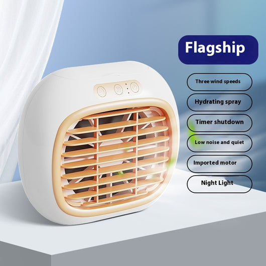 Ventilador Aire Acondicionado Portátil con Spray Refrescante - Image 2