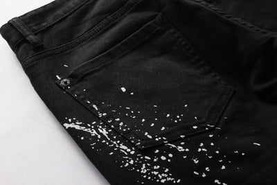 Pantalón Denim Elástico con Estilo Urbano Americano - Image 13