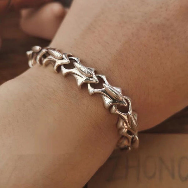 Pulsera de Plata Esterlina Modelo Keel para Hombre