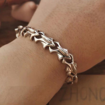 Pulsera de Plata Esterlina Modelo Keel para Hombre