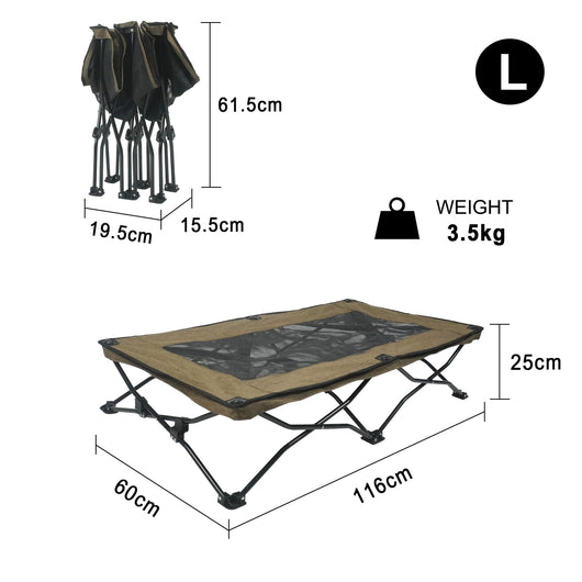 Cama Plegable para Perros de Doble Capa Grande - Image 5