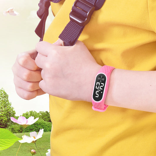 Reloj Infantil LED con Luces Roja y Blanca de Silicona - Image 2