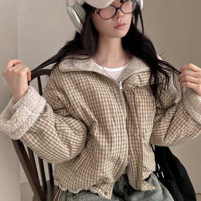 Abrigo Reversible de Algodón para Mujer - Doble Cara Cálido - Image 20