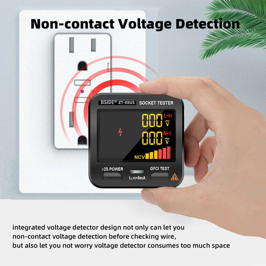 Probador de Polaridad Eléctrica con Pantalla Digital y Detector de Fase - Image 11